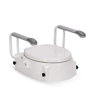 Toilet Seat Raiser With Swingback Arms