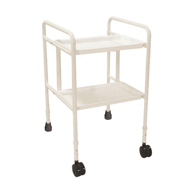 Tray Mobile Walker with Rear Skis and Four Wheels