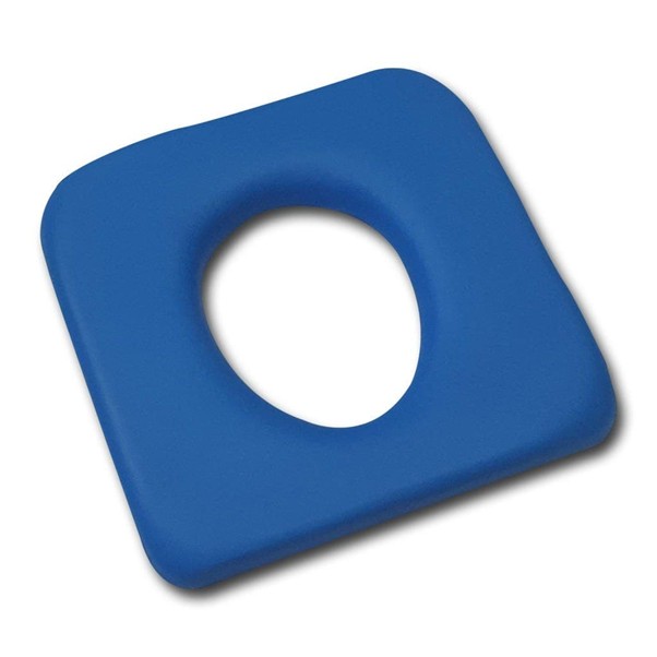 Handmade Closed Seat Blue Vinyl