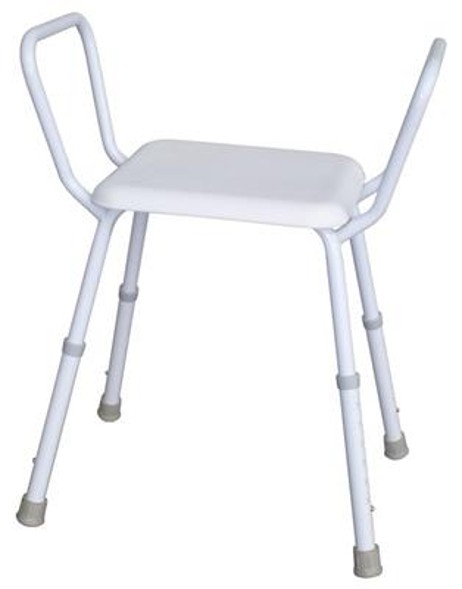 Economy Shower Stool With Padded Seat-12325S