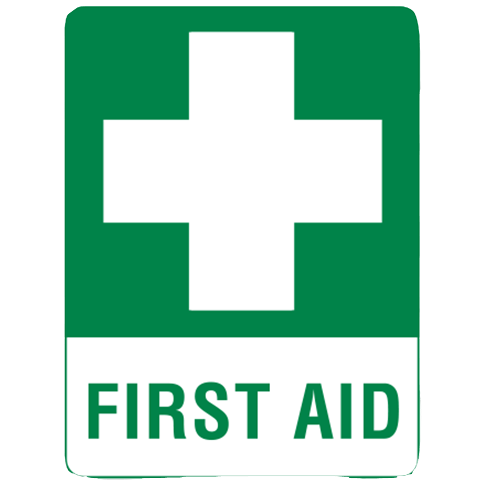 Metal and Poly First Aid Sign
