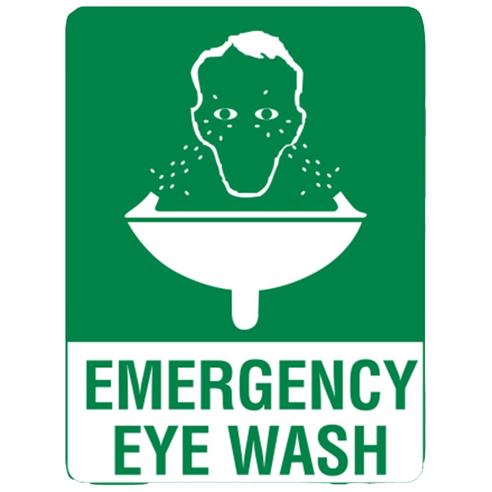 Small Emergency Eyewash Sign 30 x 22.5cm