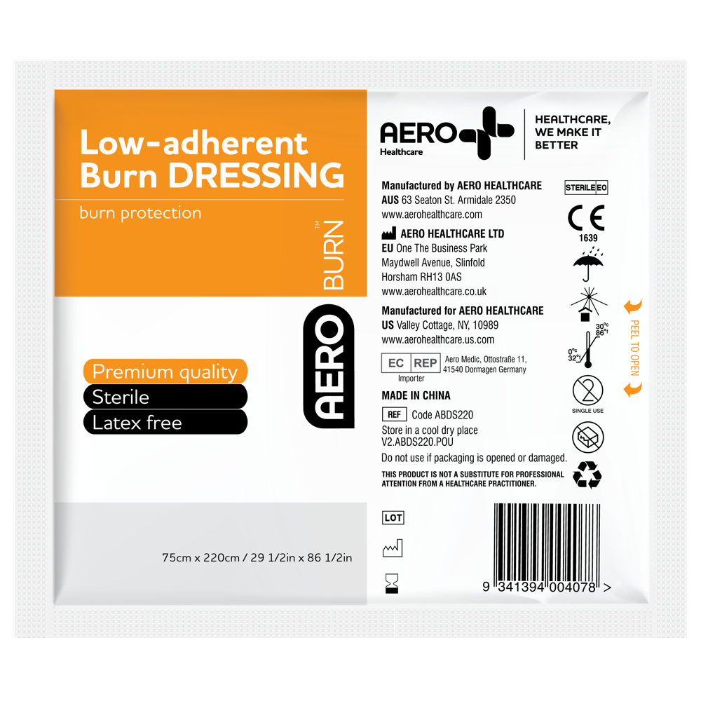 AEROBURN Low-Adherent Burn Dressing