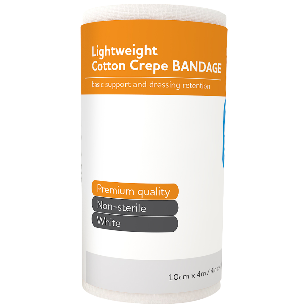Light and Medium Cotton Crepe Bandage (Box of 12)