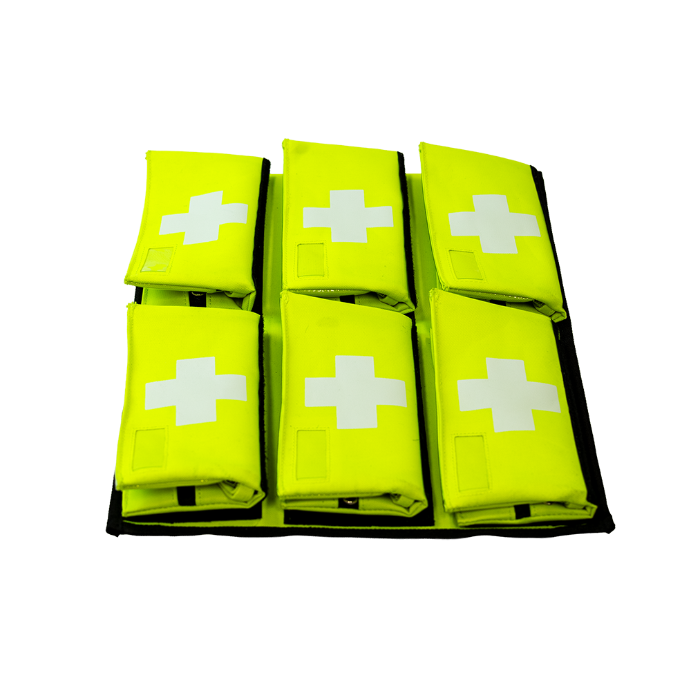 Allergy Board Insert and 6 First Aid Kit Bags 44cm x 37cm