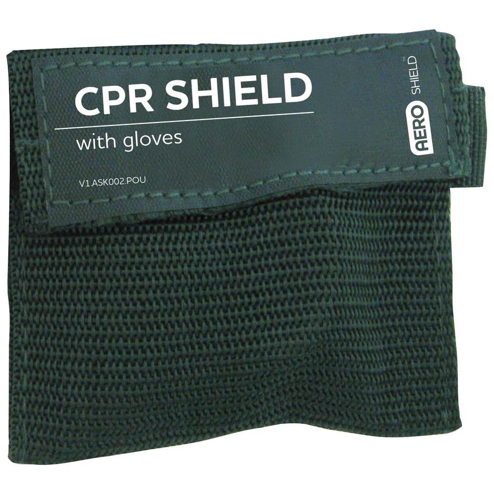 Key Ring CPR Face Shield + Gloves