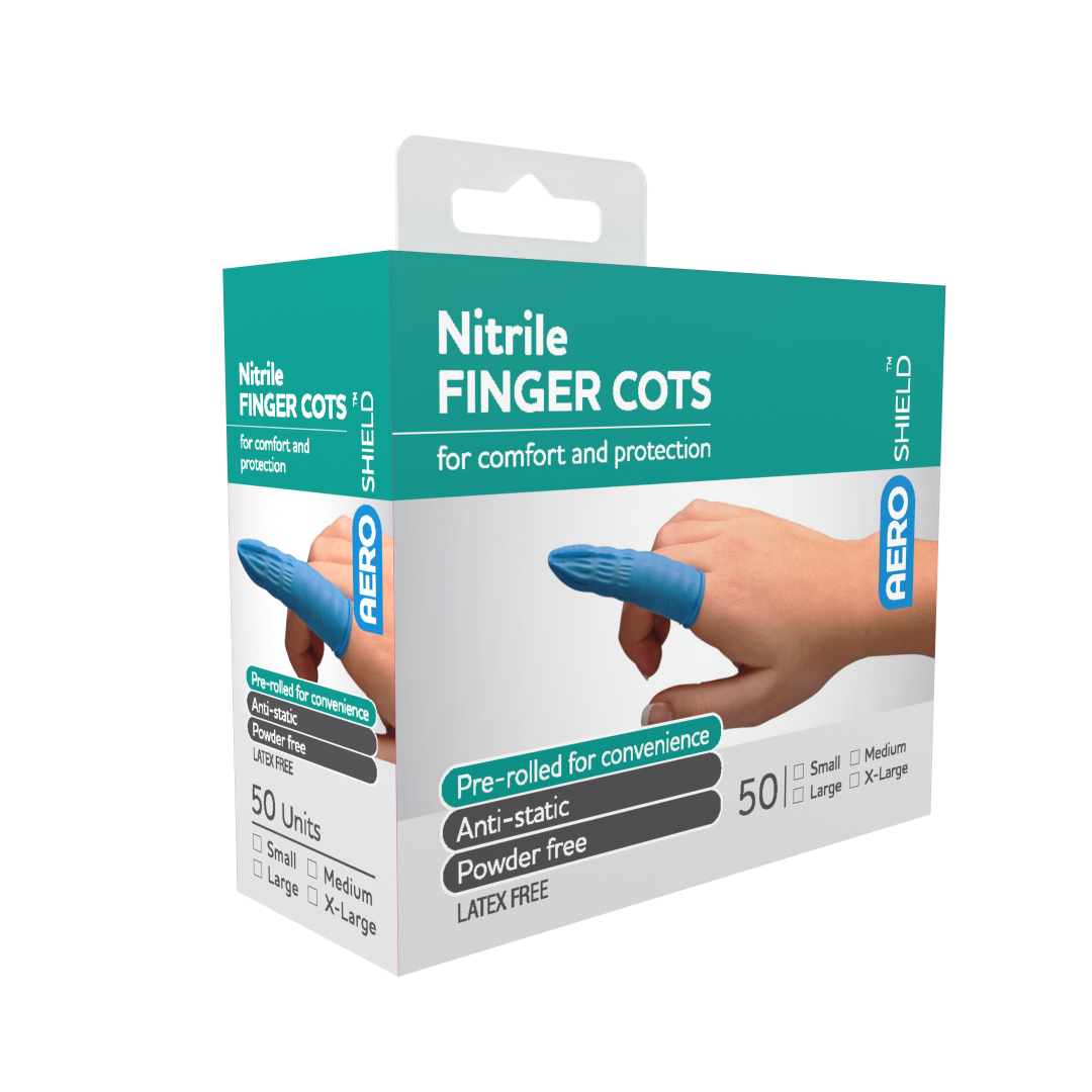 Nitrile Finger Cots (Box of 50)