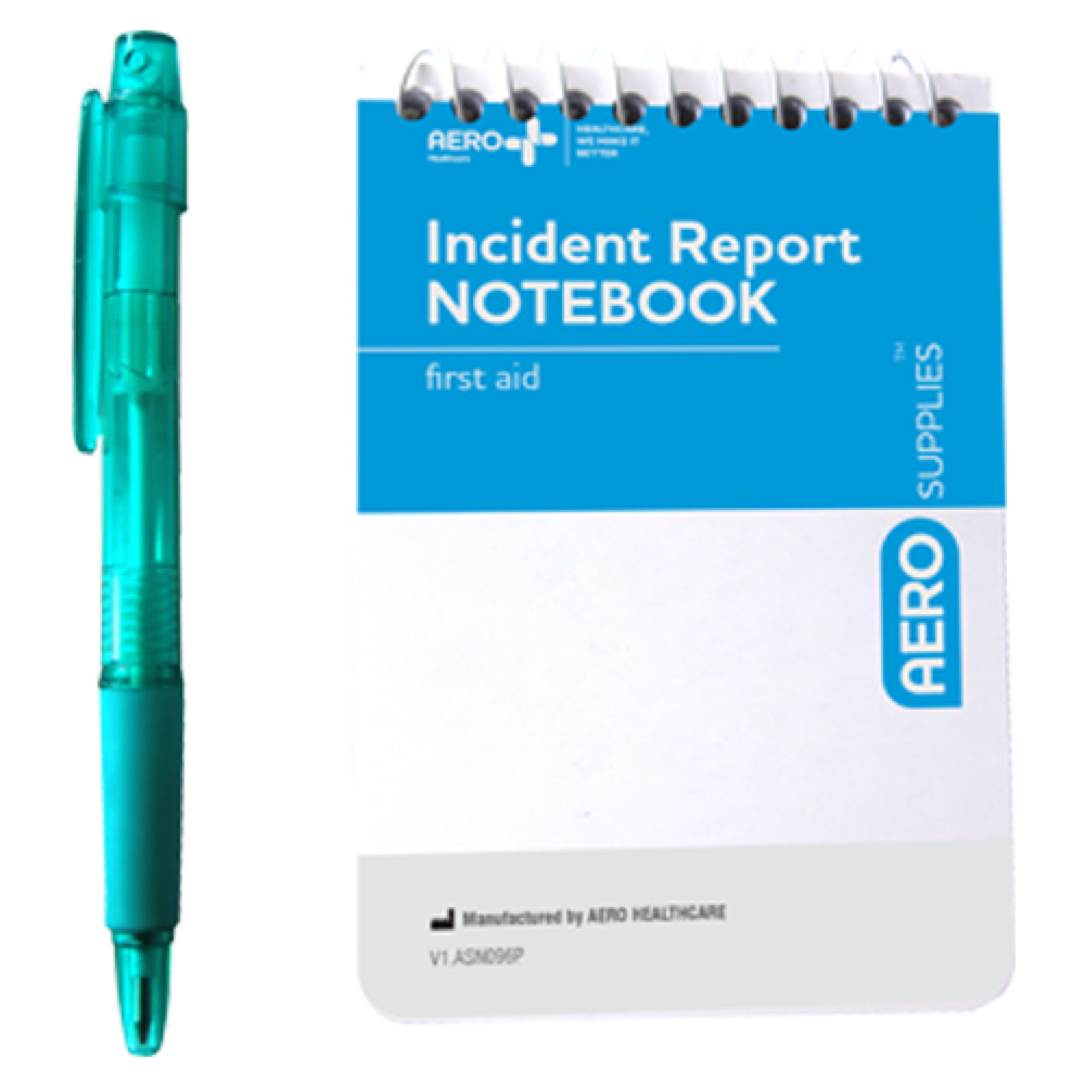 Incident Report Notebook with Pen