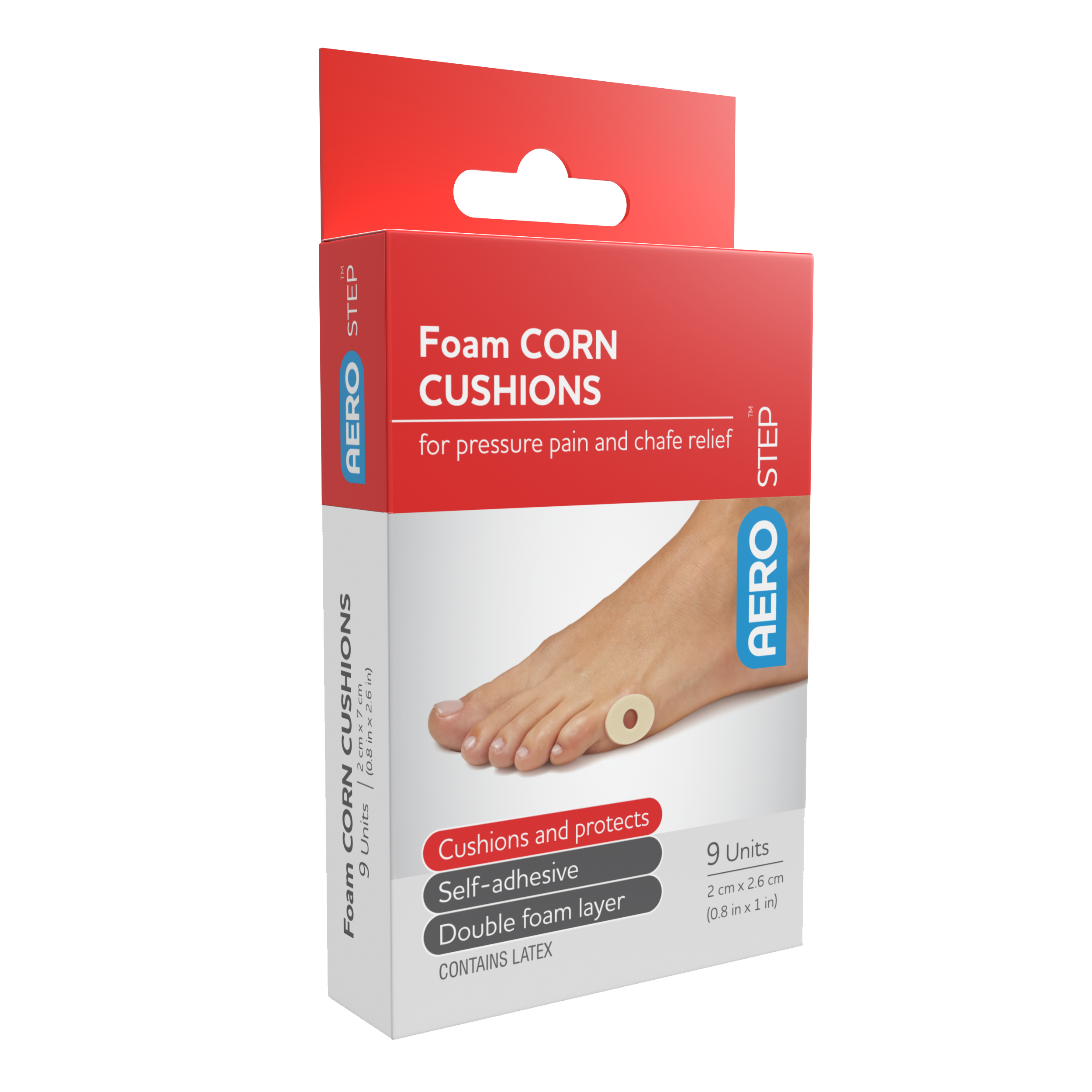 Foam Corn Cushions 20 x 26mm ( Box of 9 )