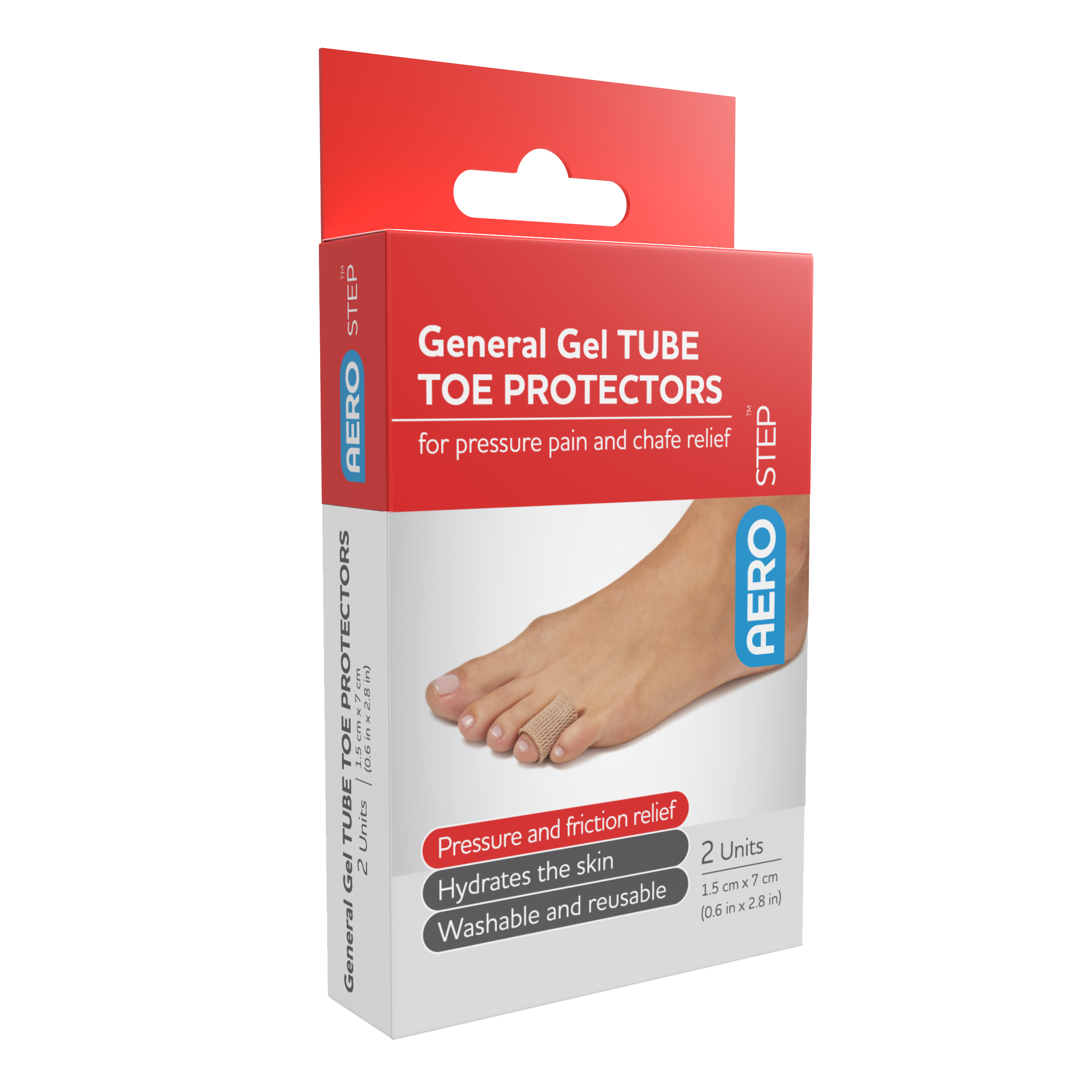 Gel Toe Tube 1.5 x 7cm ( Box of 2 )