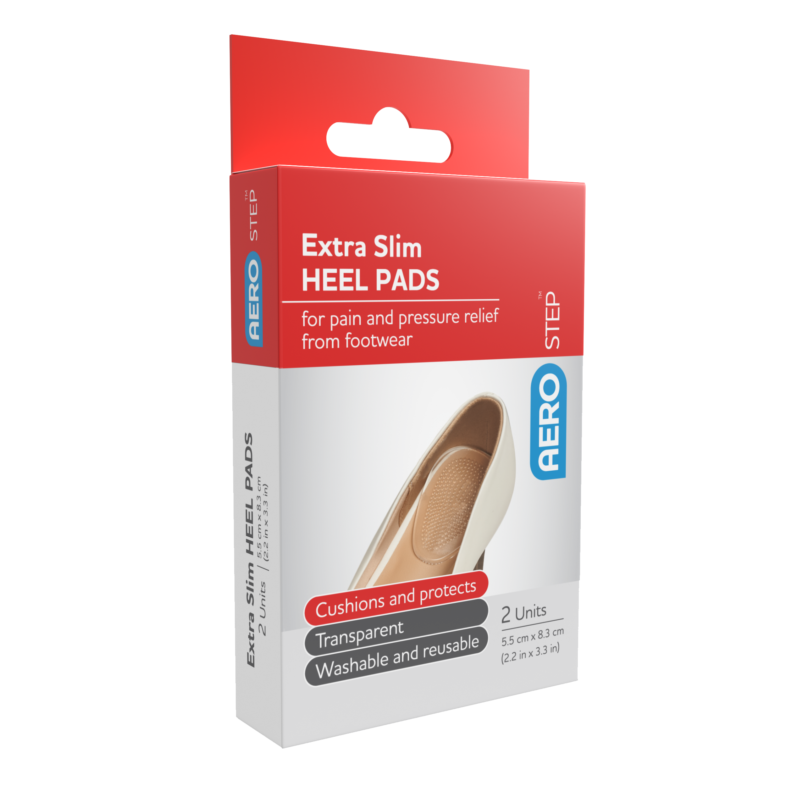 Extra Slim Heel Pad 55 x 83mm ( Box of 2 )