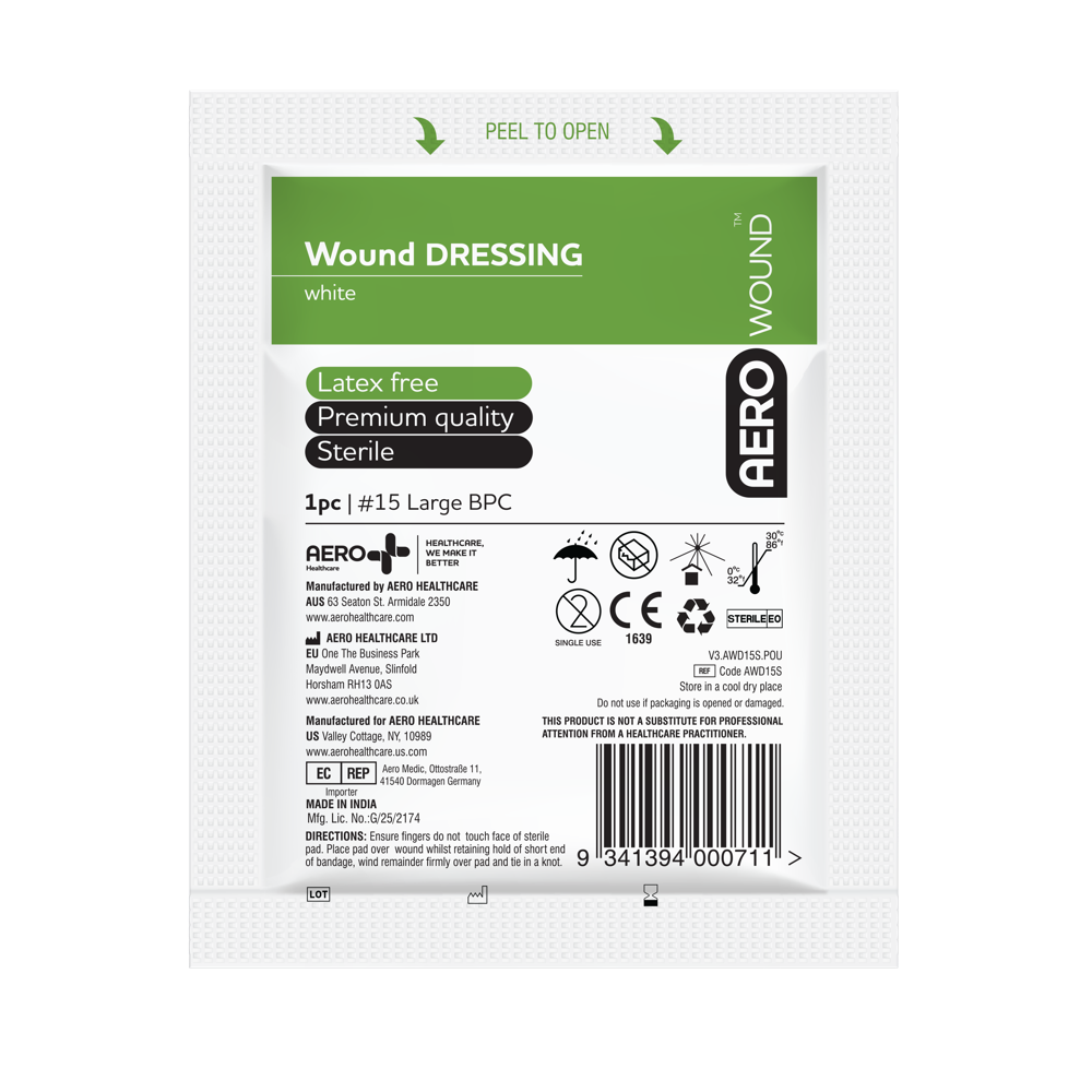 Sterile Wound Dressing (Various Sizes)