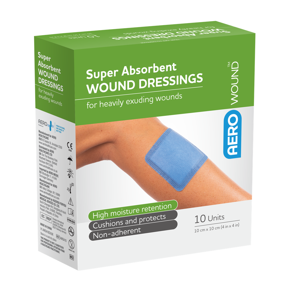 Super Absorbent Wound Dressing (Box of 10)