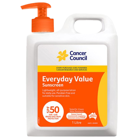 CANCER COUNCIL SPF50 Everyday Value Sunscreen Pump