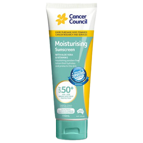 CANCER COUNCIL SPF50+ Moisturising Sunscreen Tube/Pump