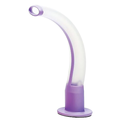 Purple Adult Sterile Guedel Airway Size 5 (ISO 12.0)