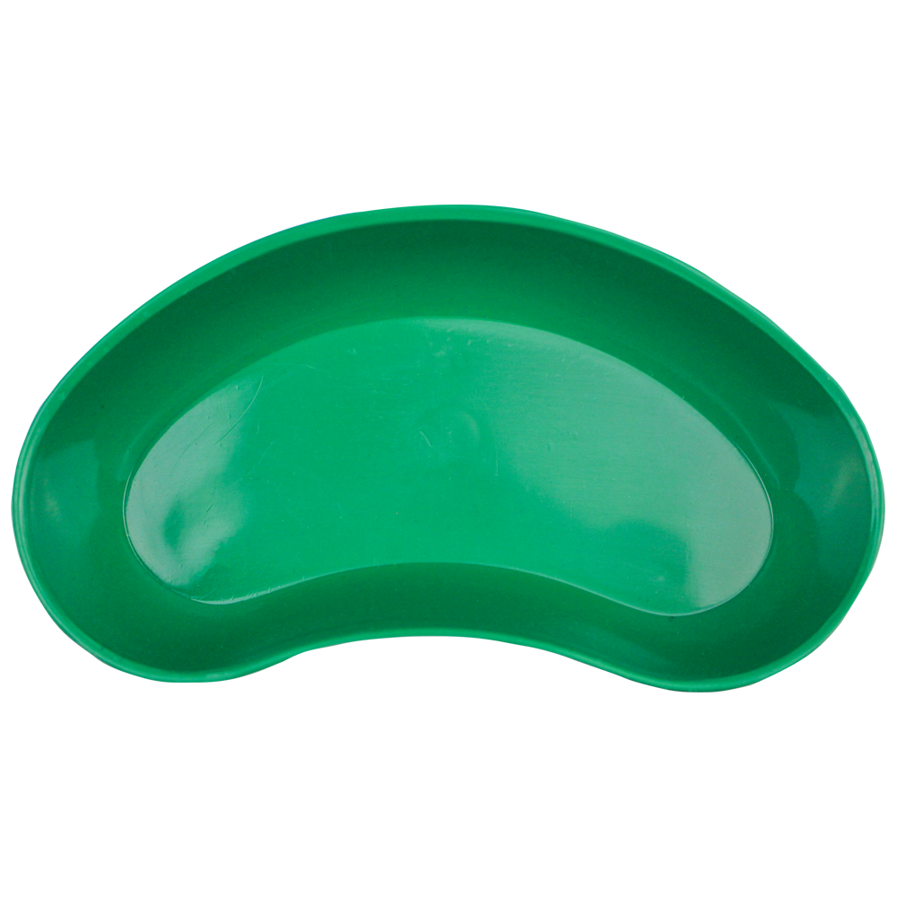 Disposable Green Plastic Kidney Dish