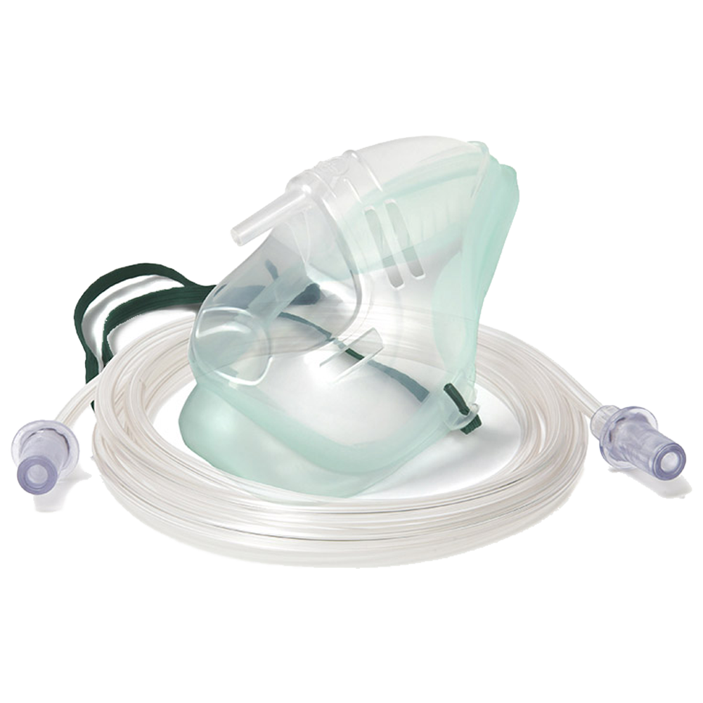 Oxygen Therapy Mask with 2M Tubing - Adult