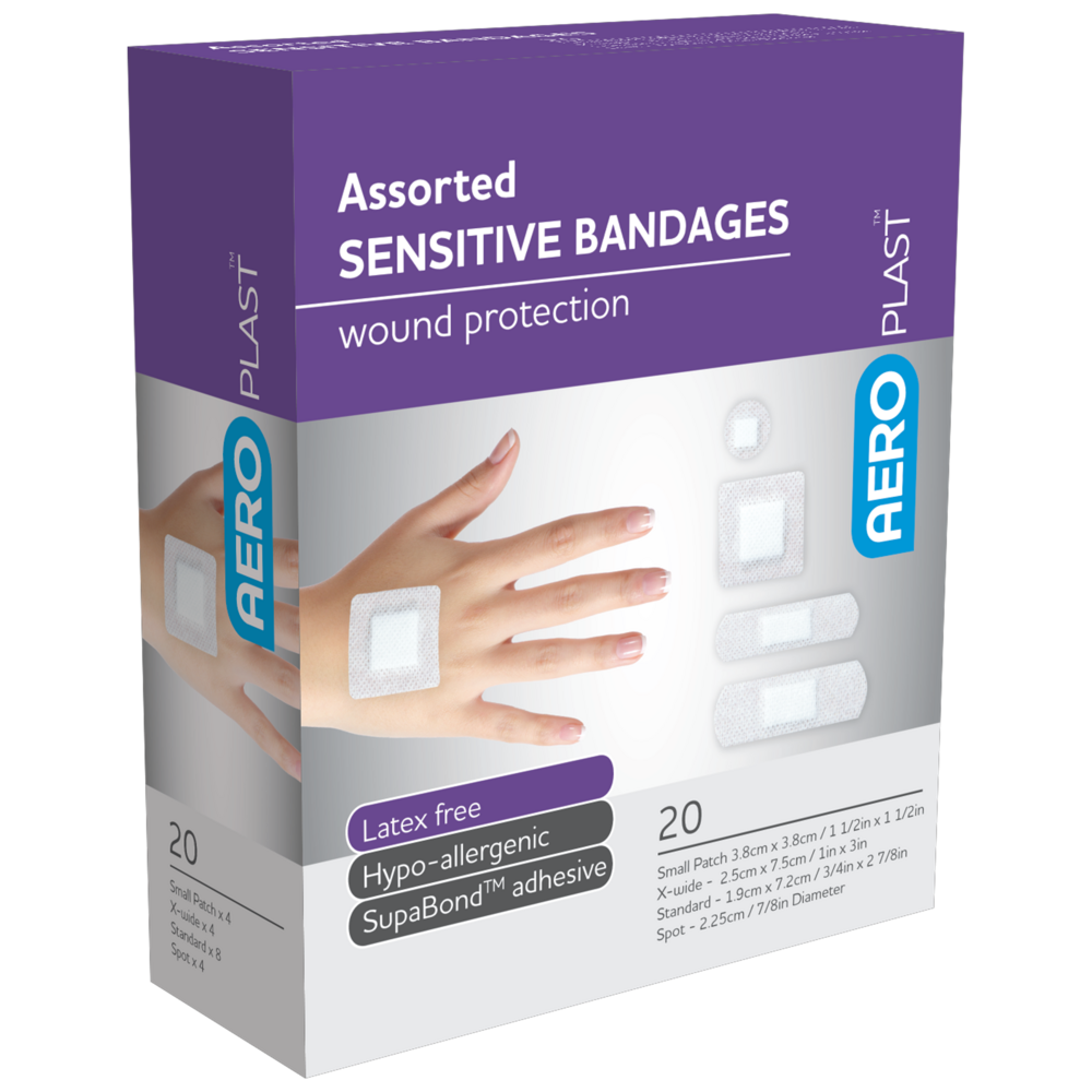 Sensitive Assorted Dressings (Box of 20)