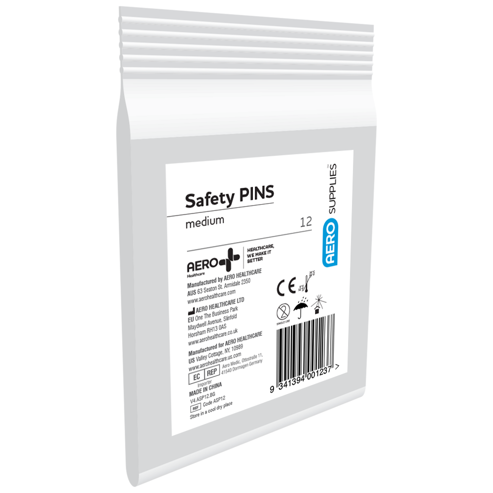 Medium Safety Pins ( Bag of 12 )