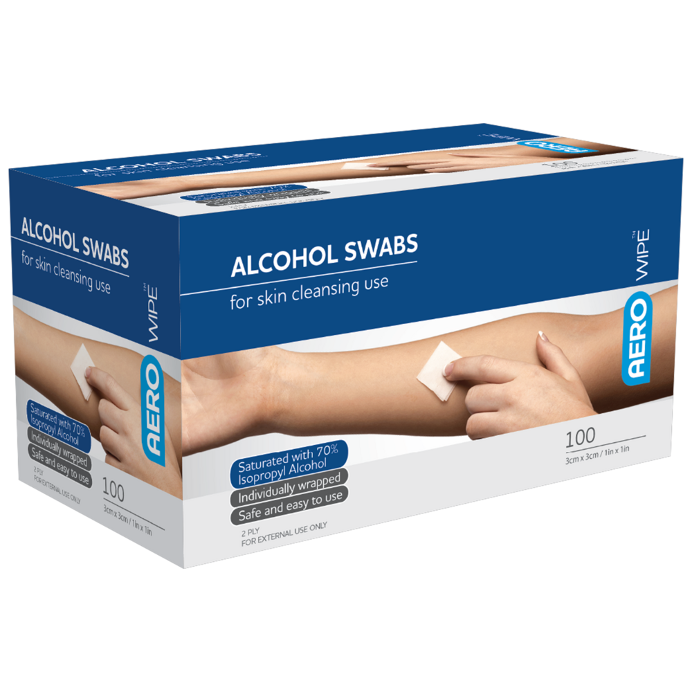 Alcohol Swab 3 x 3cm ( Box of 100 )