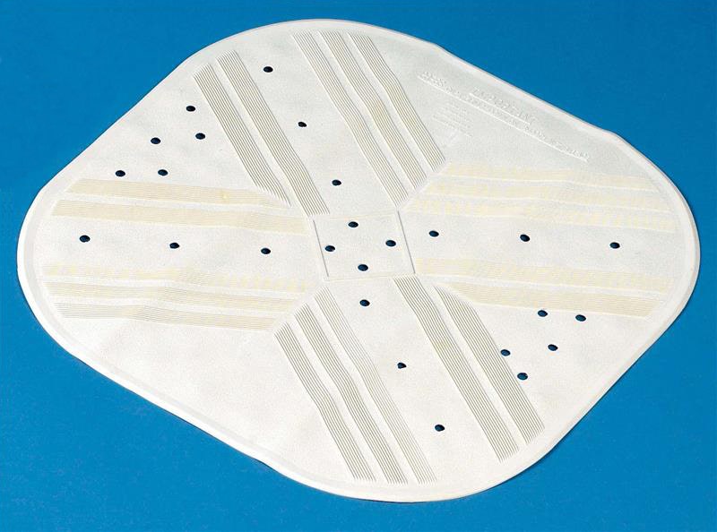 Square White Shower Mat (555mm)