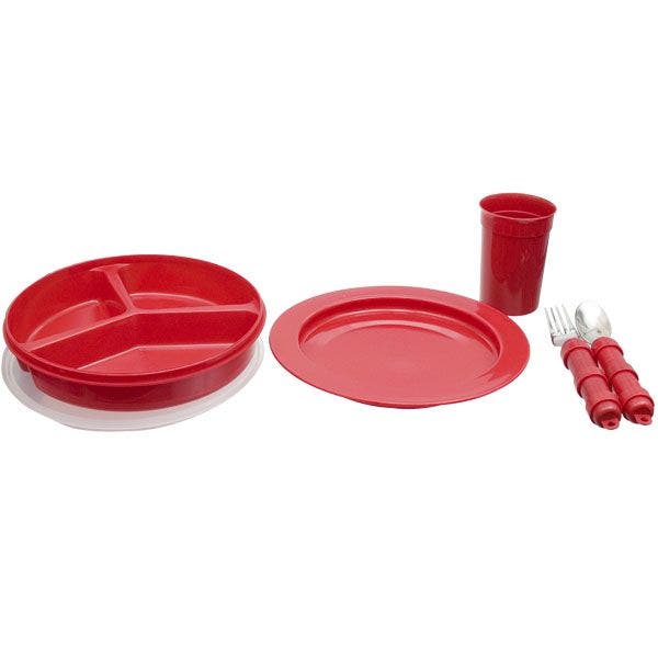 Bright Red DeluxeTableware Set