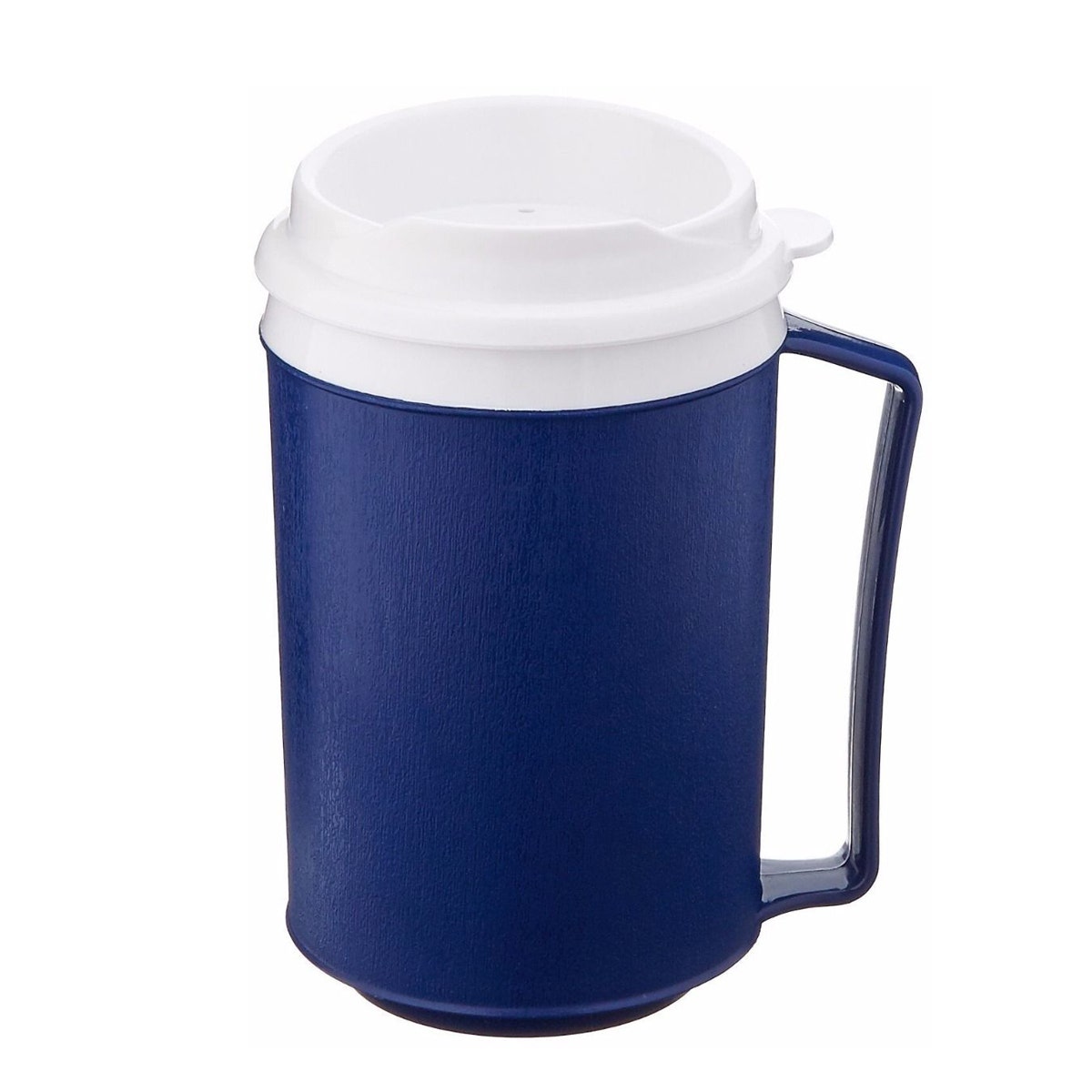 Blue Insulated Mug with Tumbler Lid (12 oz)