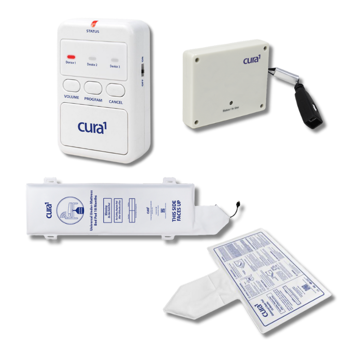 Universal Kits - Bed, Chair, Bed and Chair and Floor Mat Kits - incl. Pager with cover, Transmitter