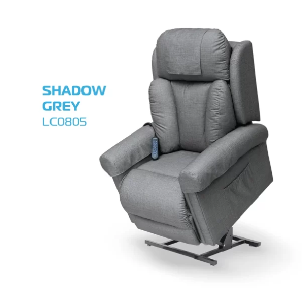 ROSA SHADOW GREY/ROSA OCEAN BLUE/ROSA ICE PEARL- 4 MOTOR LIFT CHAIR PETITE