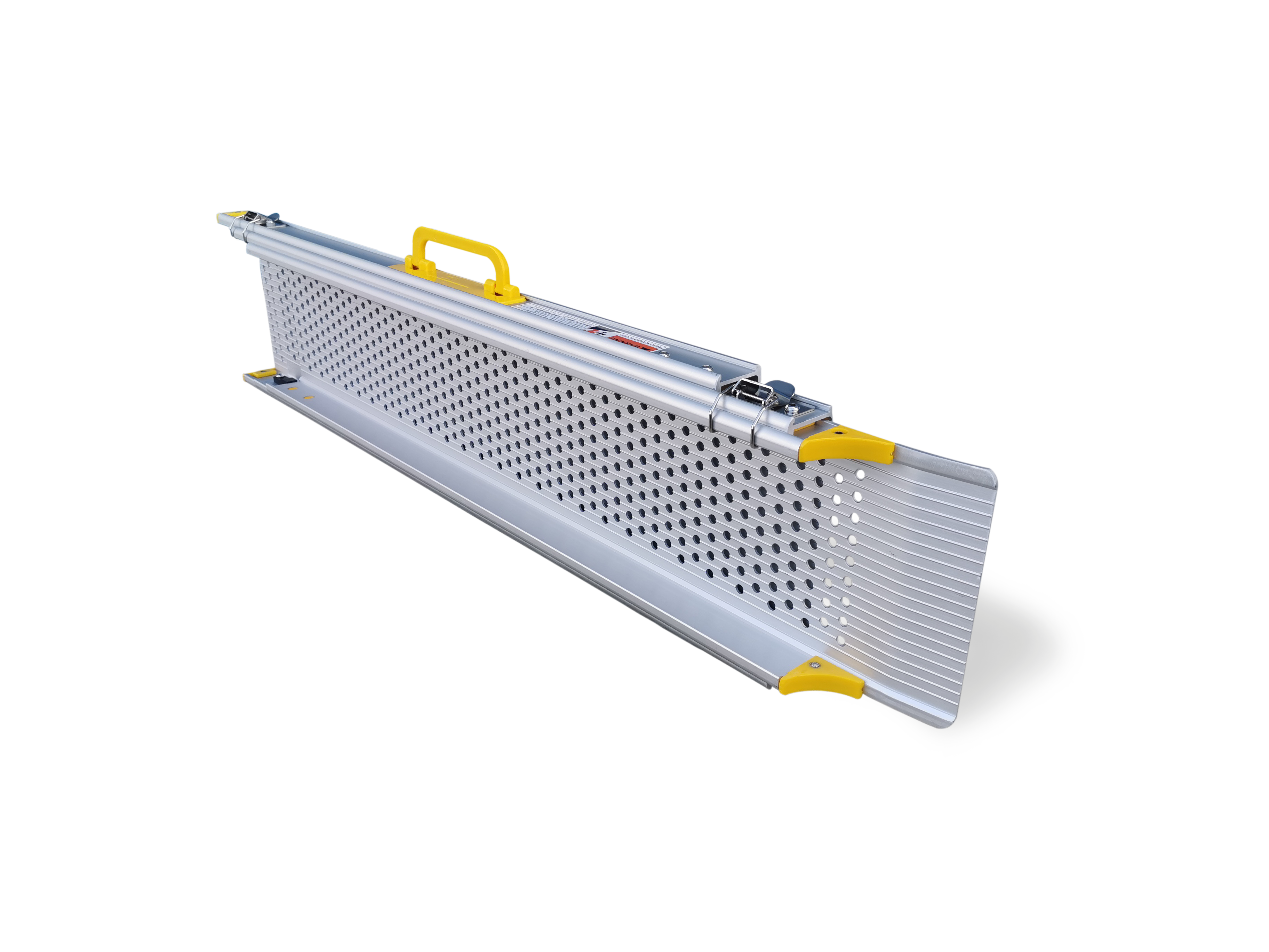 TRIPLE SECTION TELESCOPIC RAMP , EASY TO EXTEND FUNCTION WITH GROOVED NON SLIP SURFACE  7.0KG WEIGHT 1050mm-2400x190mm