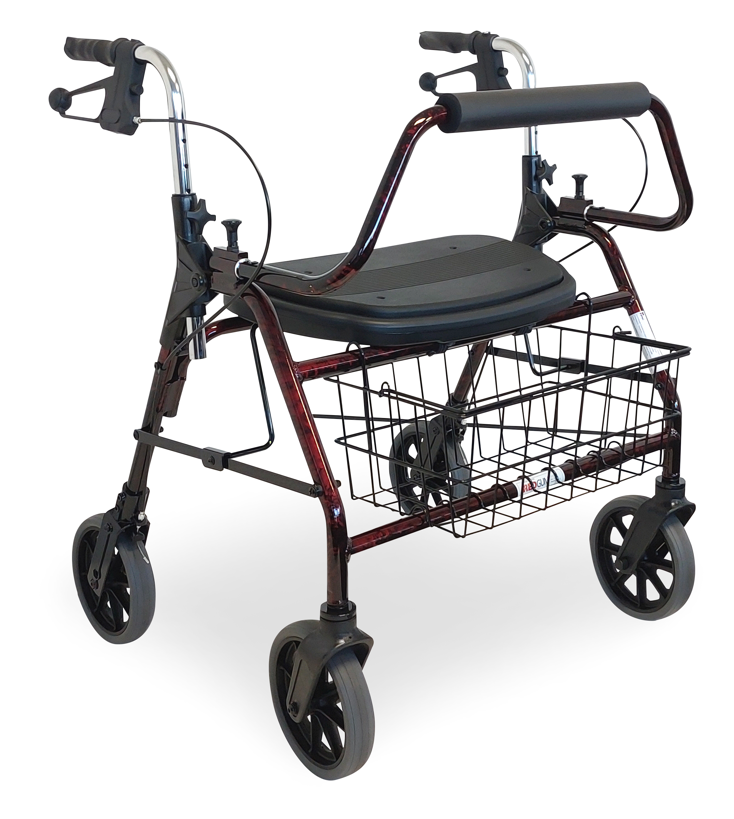 HEAVY DUTY WIDE WALKER 8" CASTERS (MIGHTY MACK)