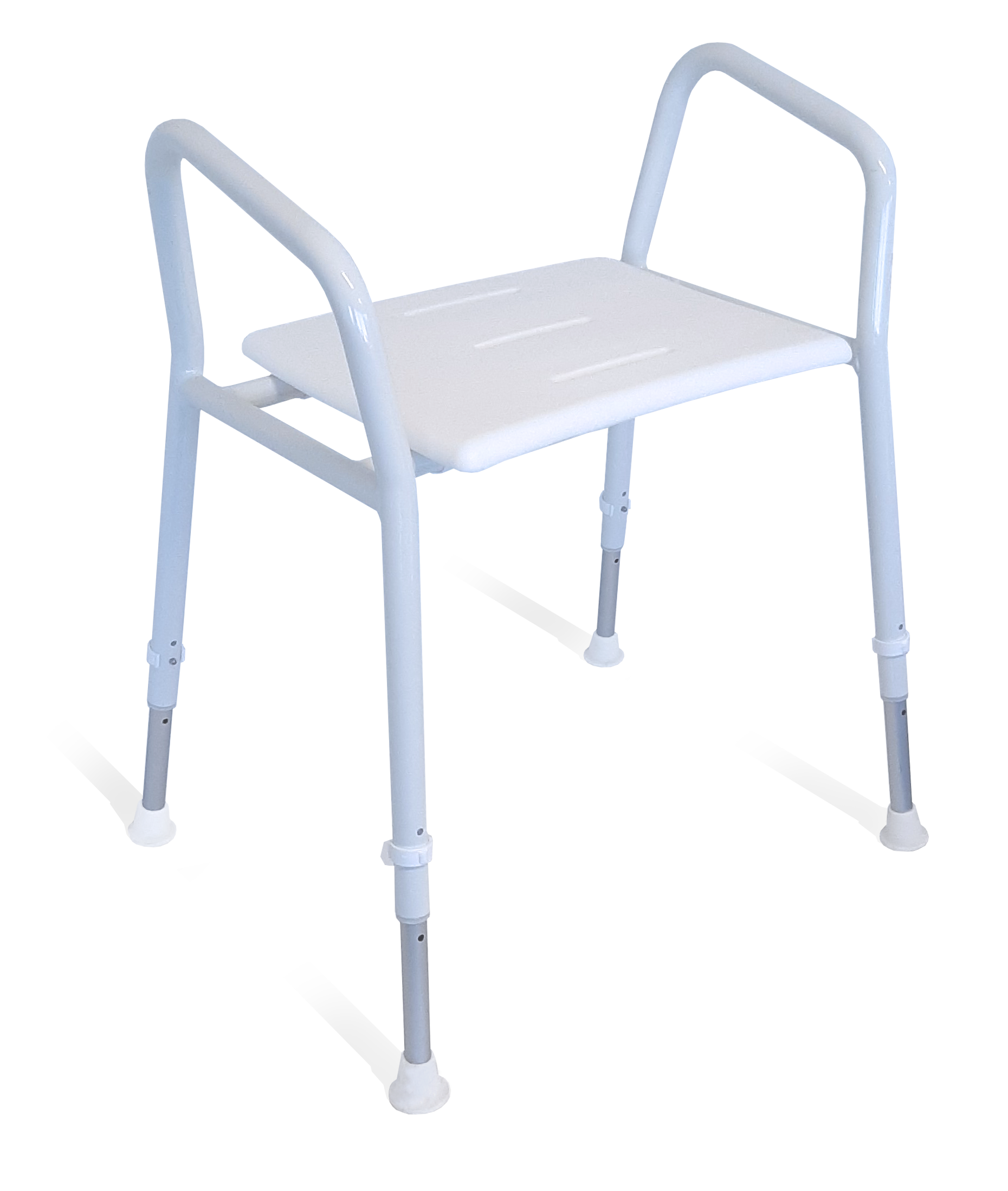 High User Capacity Aluminium Shower Stool supplied in KD Packaging