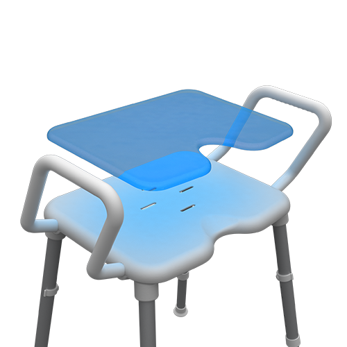 COMFI GEL SPACE SAVER SHOWER STOOL GEL PAD