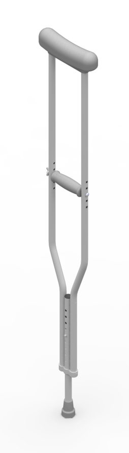 CRUTCHES UNDERARM ADJ ALI