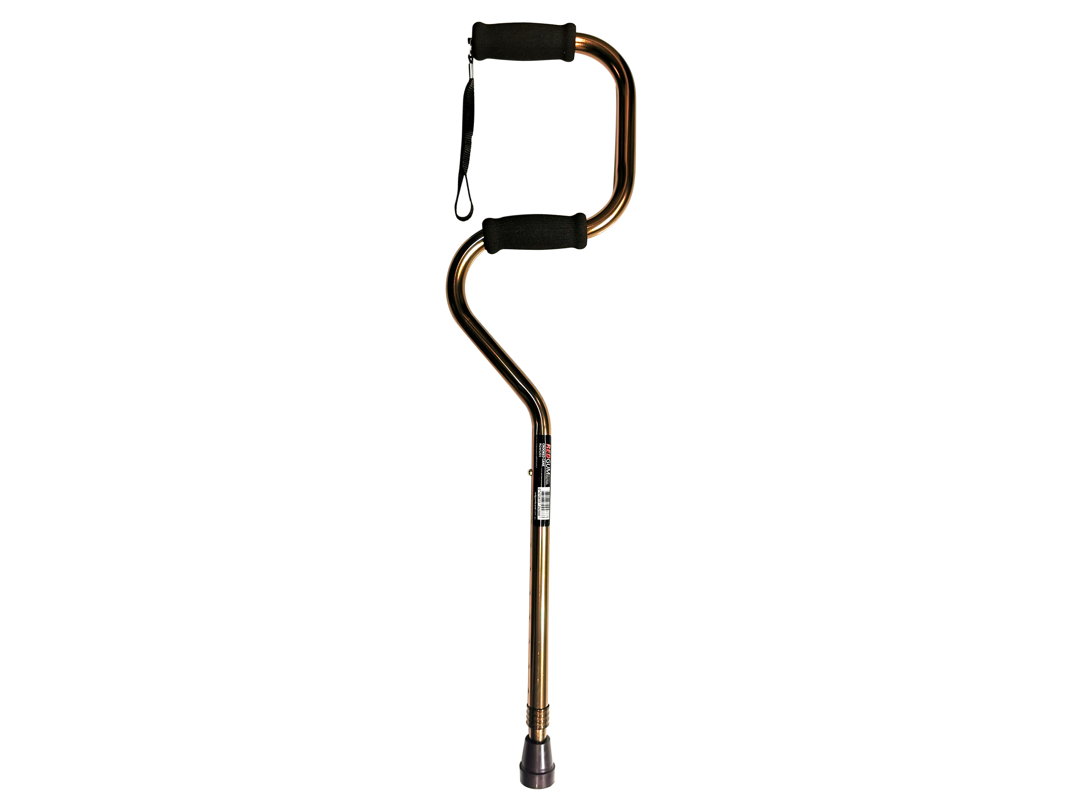 CROOKED CANE WITH HAND STRAP
